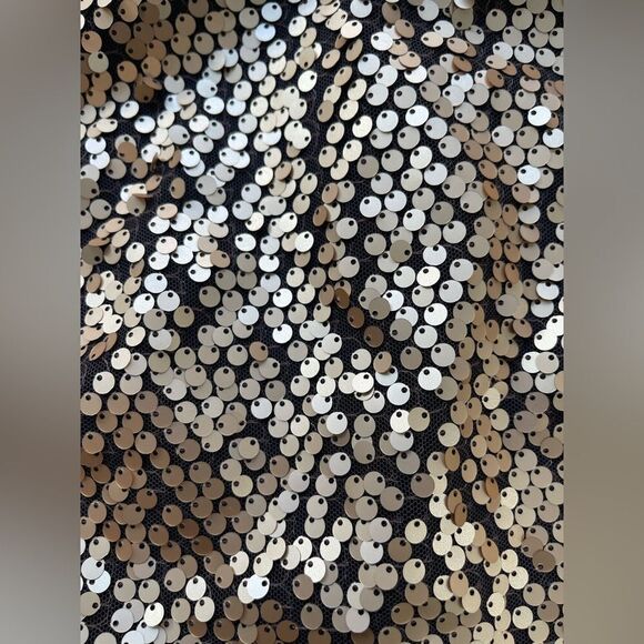 Neiman Marcus x Nanette Lepore gold sequin top. 4. NWT - Picture 4 of 5
